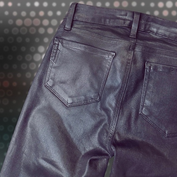 NWOT PAIGE Denim ‘Verdugo Ultra Skinny’ Jeans in “Black Fog Luxe Coating” Sz 26 - Picture 14 of 16